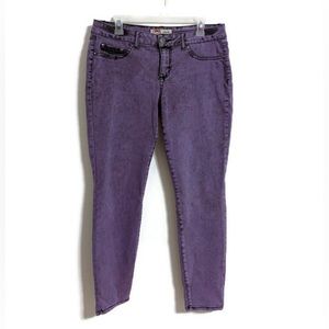 l.e.i. | Size 13 Regular | Purple Emma Juniors Skinny Jeans Jeggings